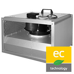 Potrubné ventilátory hranaté KVRI-EC (EC motor)