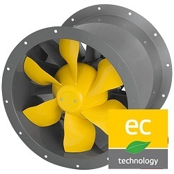 Axiálne ventilátory potrubné  AL-EC (EC motor)